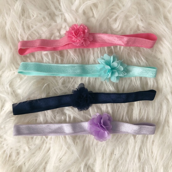 Baby Flower Headbands - Picture 1 of 5